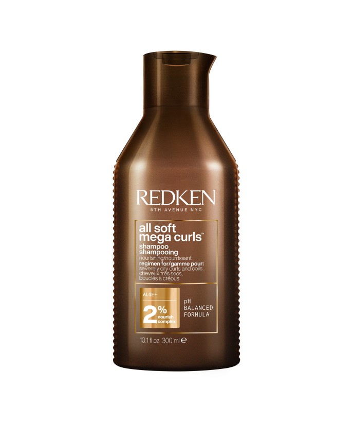 Redken All Soft Mega Curls Shampoing - hydratant pour cheveux secs, bouclés à crépus 300ml
