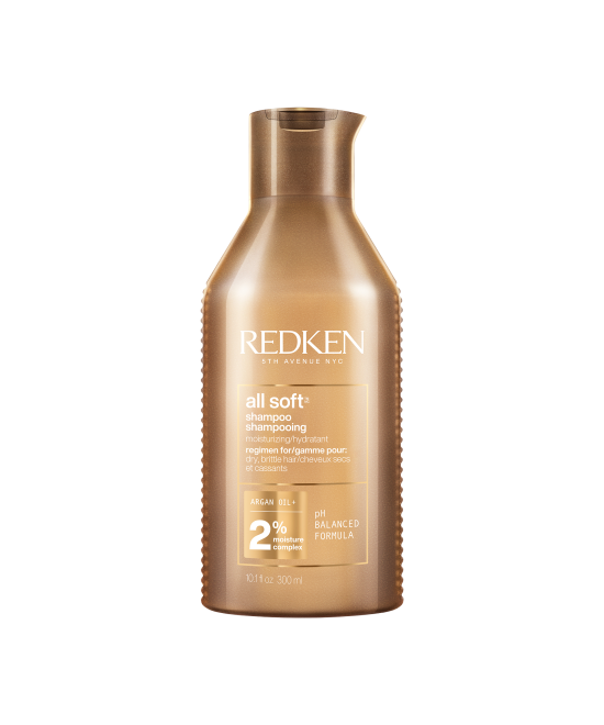 Redken All Soft Shampoing - hydratant  pour cheveux secs 300ml