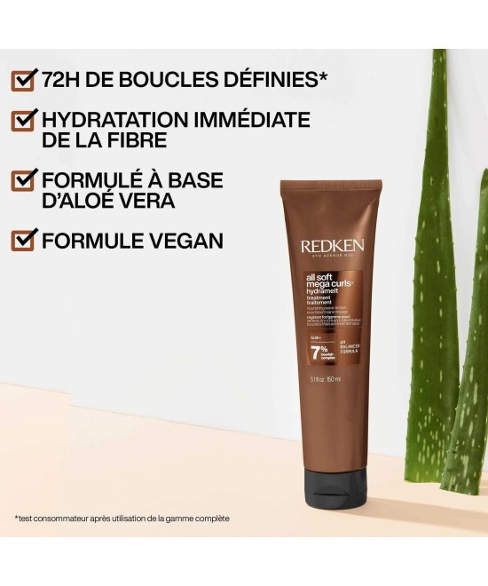 Redken All Soft Mega Curl Soin sans rinçage - nourrissant pour cheveux bouclés à crépus 150ml