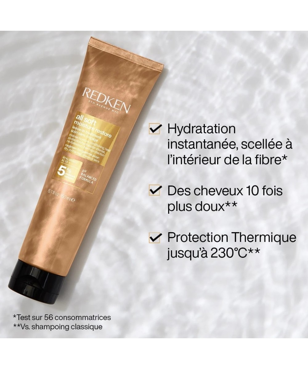 Redken All Soft Soin sans rinçage - hydratant 150ml