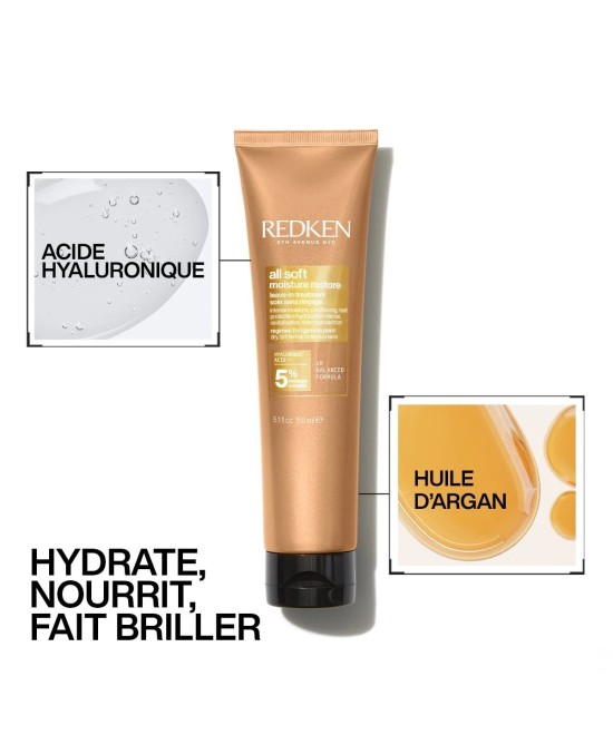 Redken All Soft Soin sans rinçage - hydratant 150ml