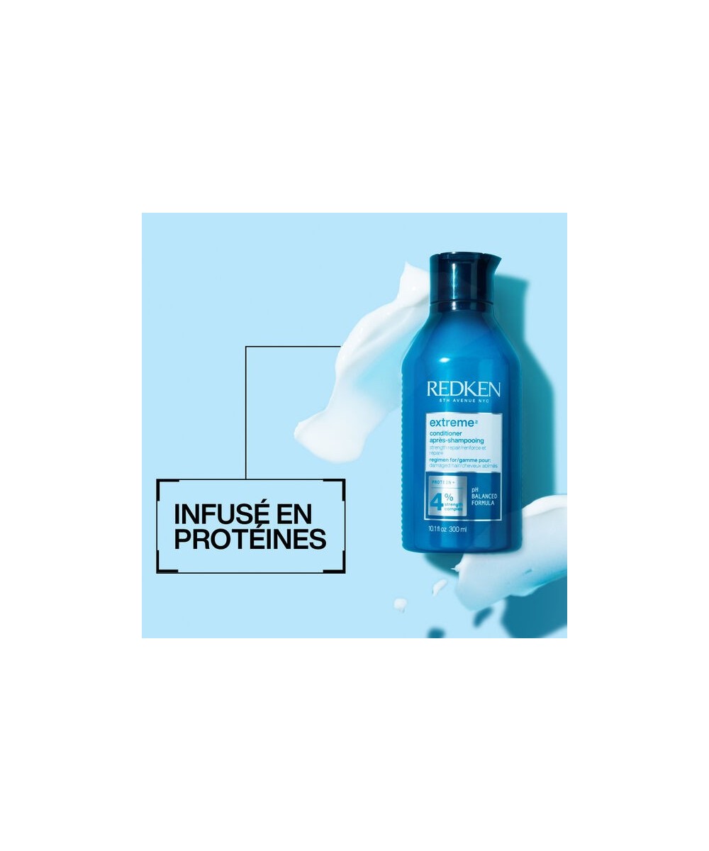 Redken Extreme Après-Shampooing - fortifiant pour Cheveux Abimés 300ml