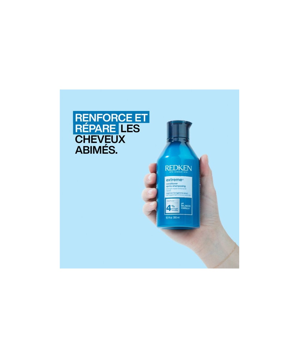 Redken Extreme Après-Shampooing - fortifiant pour Cheveux Abimés 300ml
