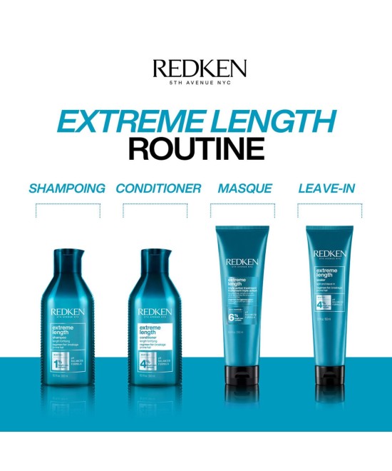 Redken Extreme Length Après-shampoing - fortifiant cheveux  à la recherche de longueur 300ml