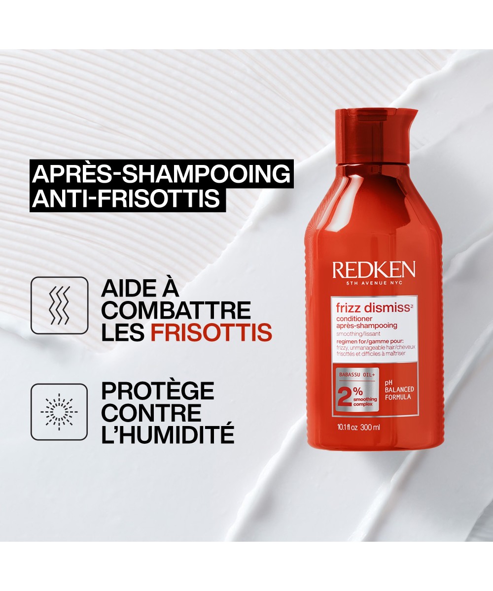 Redken Frizz Dismiss Après-Shampoing - Anti-Frisottis 300ml