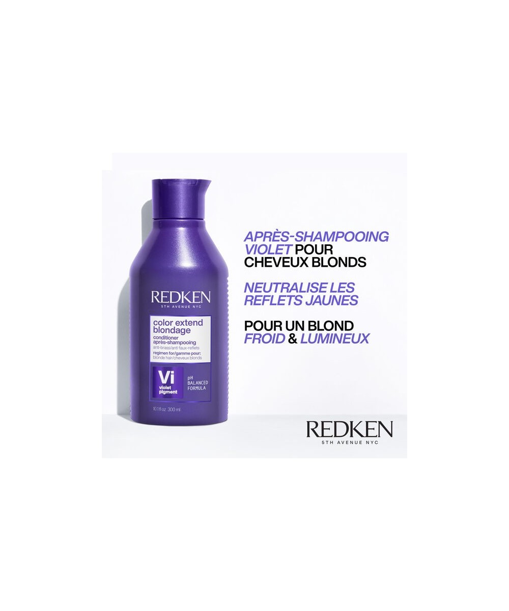 Redken Color Extend Blondage Après-shampoing - violet neutralisant pour cheveux blond 300ml