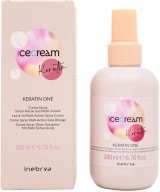 INEBRYA ICE CREAM KERATIN  CRÈME SPRAY À LA KÉRATINE SANS RINÇAGE 15 ACTIONS 200 ML Produit pour cheveux
