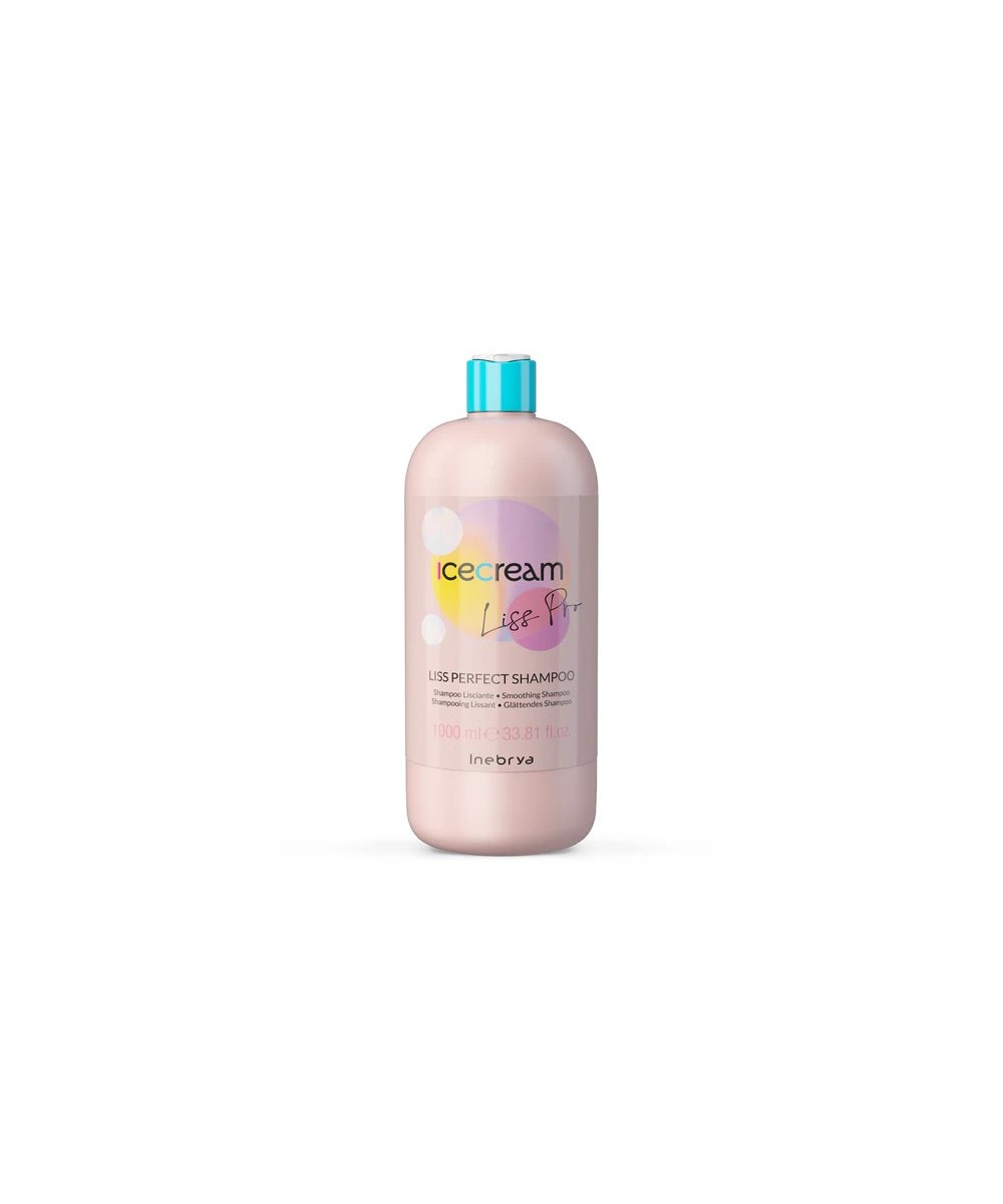 INEBRYA ICE CREAM LISS-PRO  SHAMPOING LISSANT CHEVEUX REBELLES ET CRÉPUS 1000 ML Produit pour cheveux