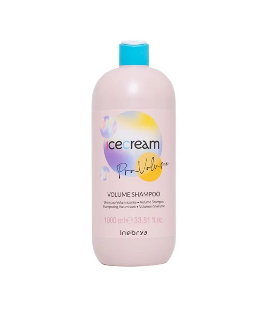 INEBRYA ICE CREAM PRO-VOLUME  SHAMPOOING VOLUMISANT POUR CHEVEUX FINS ET SANS TONUS 1000 ML Produit pour cheveux