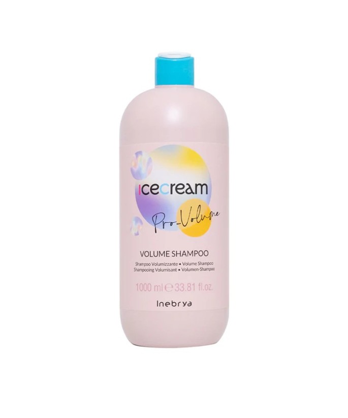 INEBRYA ICE CREAM PRO-VOLUME  SHAMPOOING VOLUMISANT POUR CHEVEUX FINS ET SANS TONUS 1000 ML Produit pour cheveux