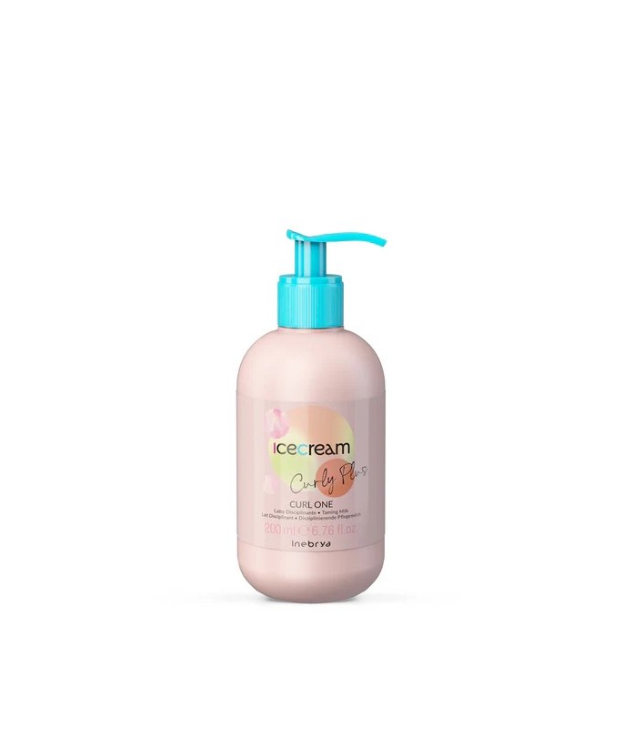 INEBRYA ICE CREAM CURLY PLUS  LAIT DISCIPLINANT POUR CHEVEUX BOUCLÉS, BOUGÉS ET PERMANENTS 200 ML Produit pour cheveux