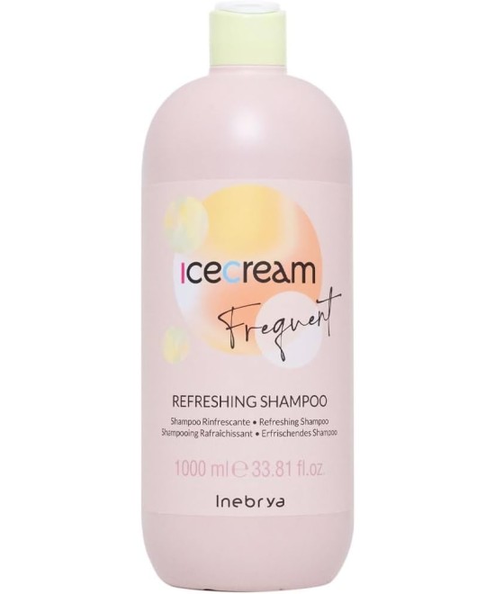 INEBRYA ICE CREAM FREQUENT  SHAMPOOING USAGE FRÉQUENT 1000 ML Produit pour cheveux