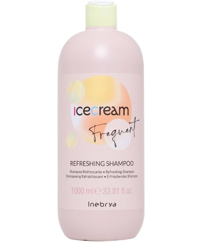 INEBRYA ICE CREAM FREQUENT  SHAMPOOING USAGE FRÉQUENT 1000 ML Produit pour cheveux