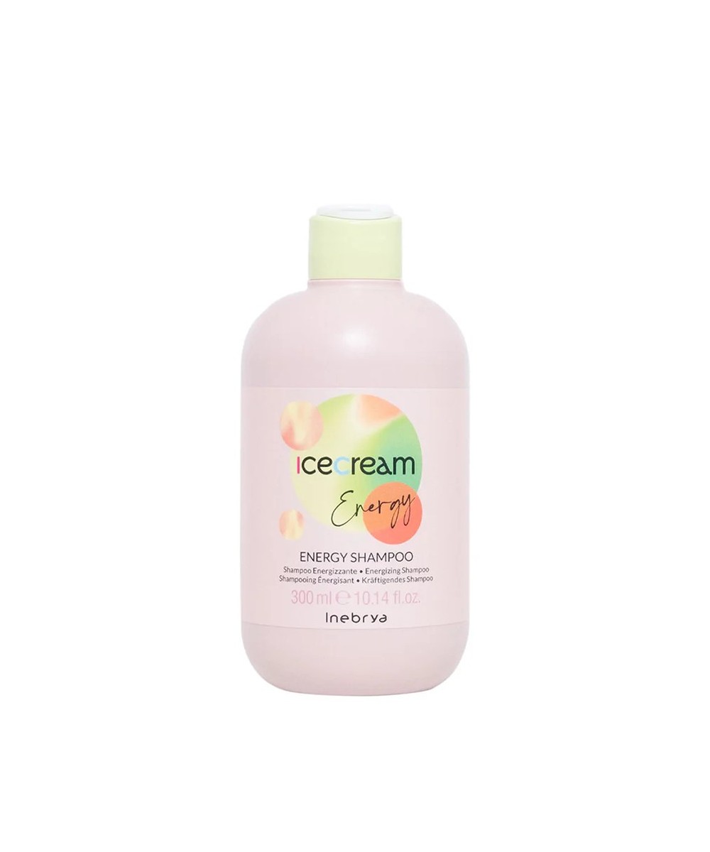 INEBRYA ICE CREAM ENERGY ENERGY SHAMPOO  SHAMPOOING ÉNERGISANT POUR CHEVEUX FAIBLES ET FINS 300 ML Produit pour cheveux