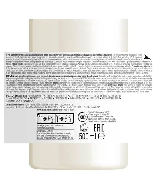 L'Oréal METAL DETOX SPRAY 500ML