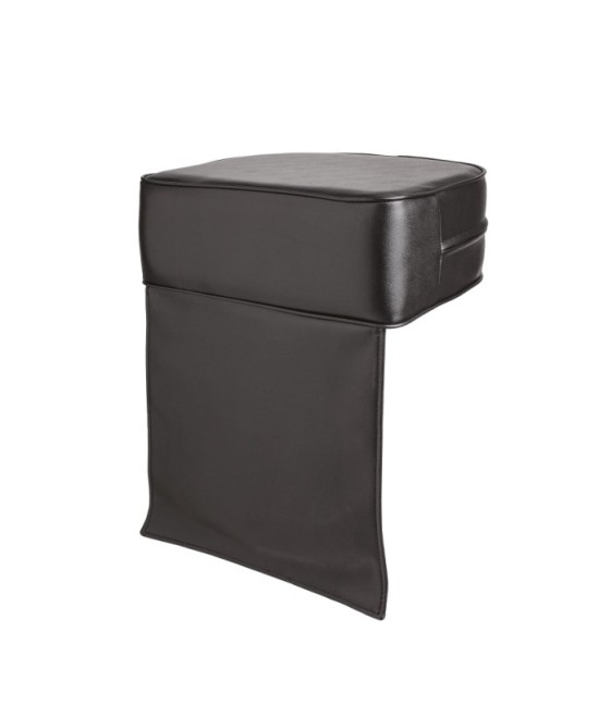 COUSSIN REHAUSSEUR REVÊTU EN ÉCO-CUIR NOIR