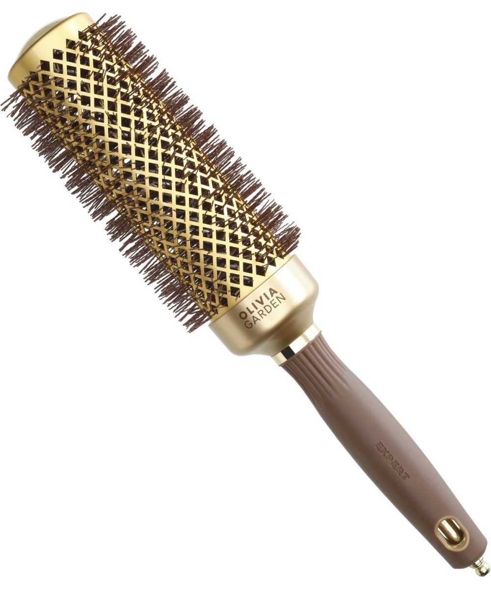 OLIVIA GARDEN BLOWOUT SPEED XL GOLD & BROWN 45mm